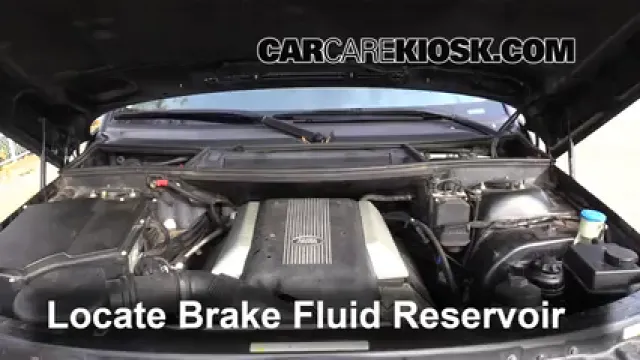 2004 Land Rover Range Rover HSE 4.4L V8 Brake Fluid Check Fluid Level
